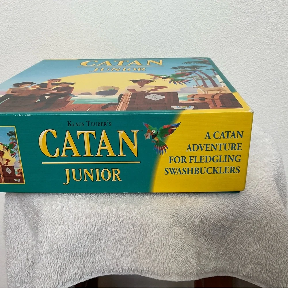 Catan Junior Klaus Teuber Complete Board Game 2018 Fledging Swashbucklers 6+